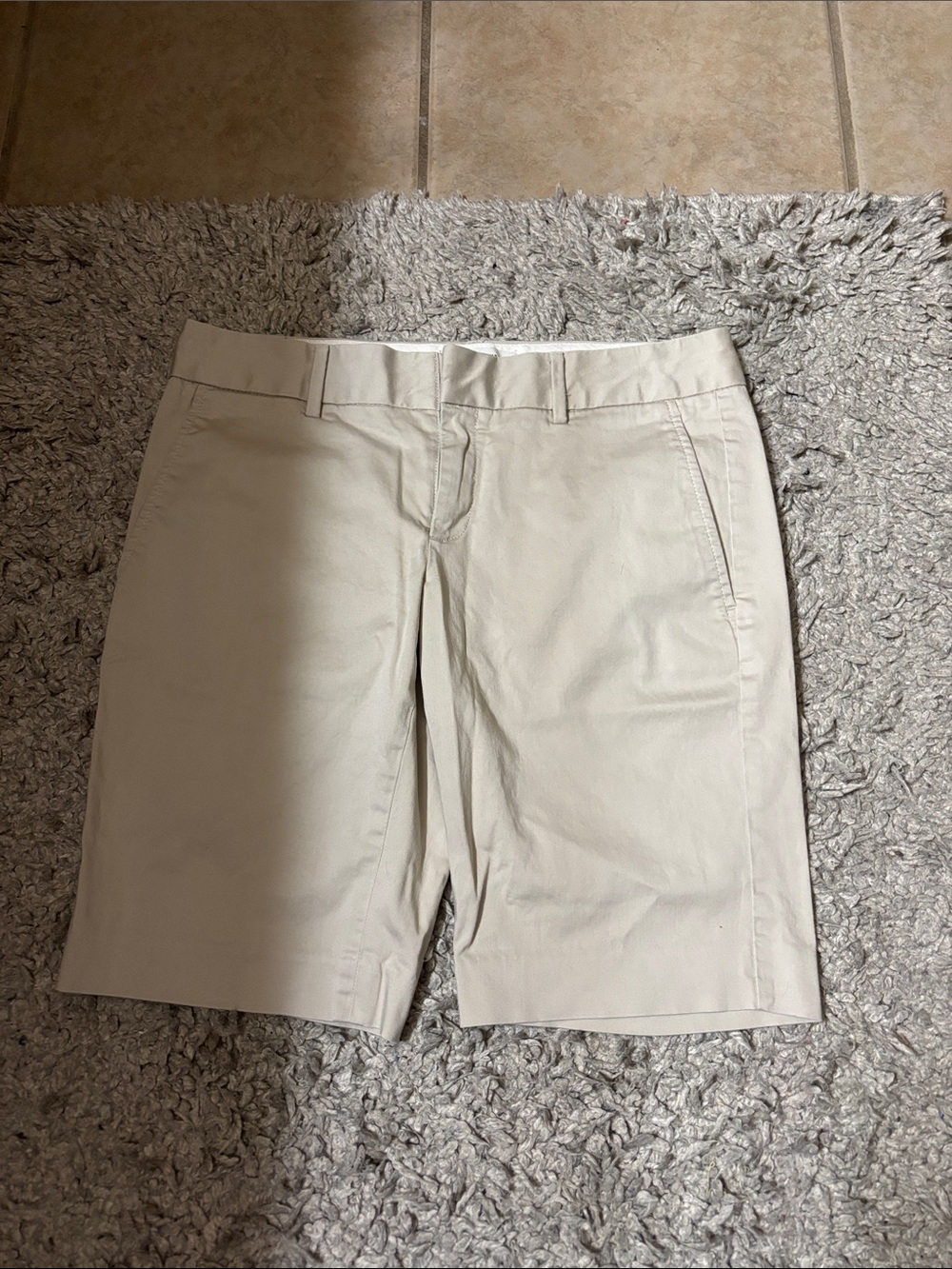 Classic Women's Cream Bermuda Shorts